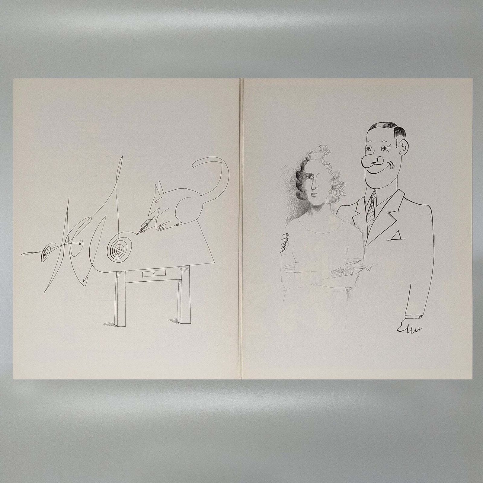 Saul Steinberg "Behind The Mirror" No. 157 With Fourteen Lithographs By Maeght Editeur. photo buy