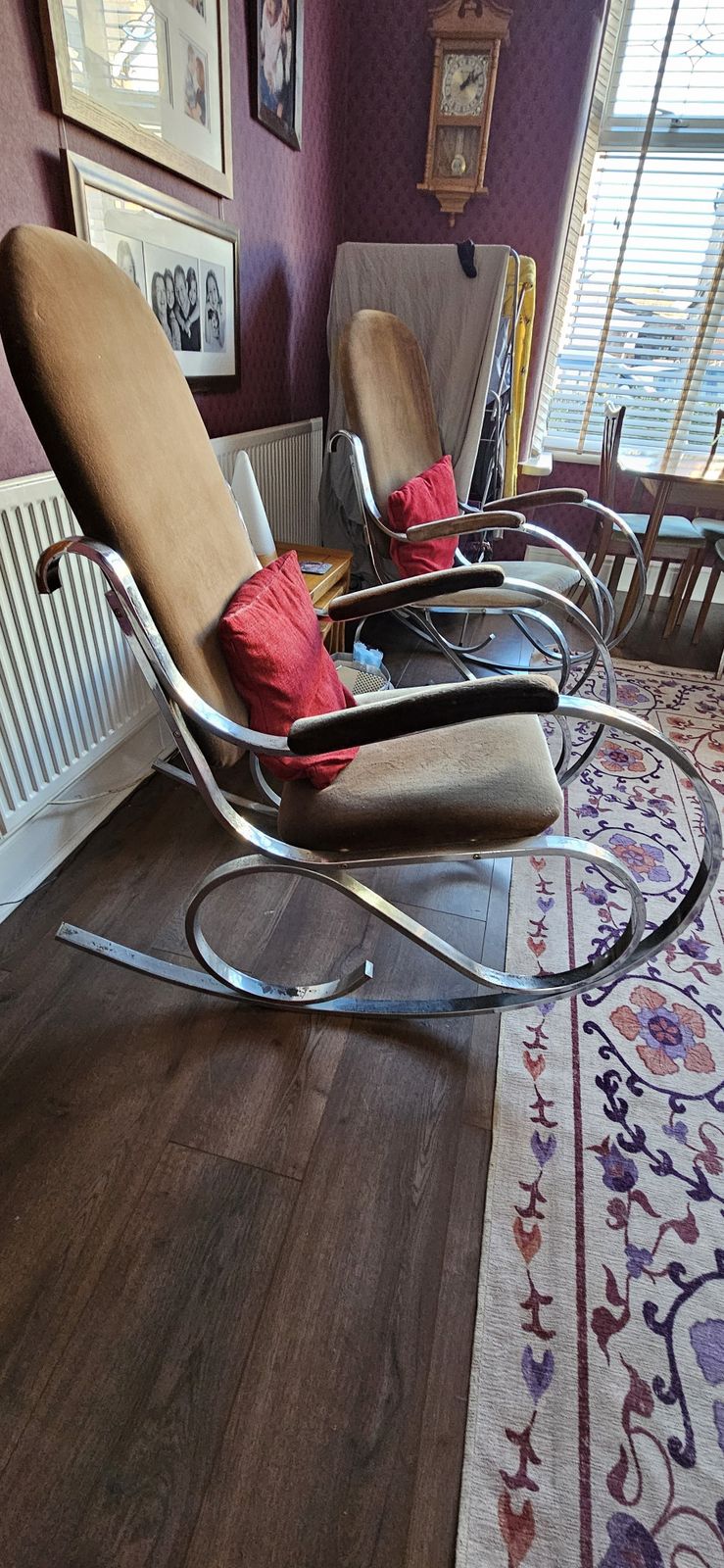 Pair Of 1970s Italian Rocking Chairs