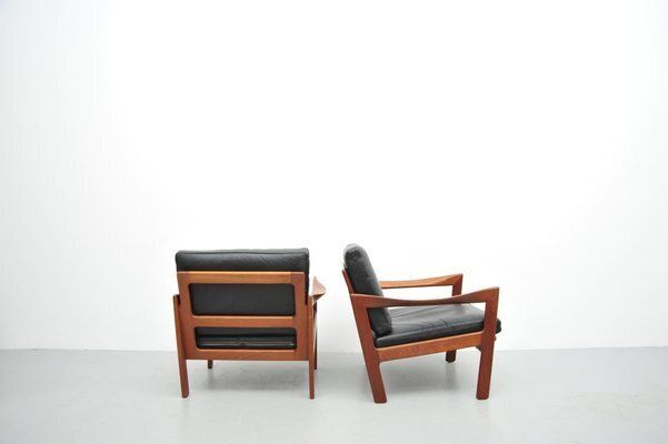 Easy Chairs By Illum Wikkelsø For Niels Eilersen, 1950s, Set Of 2 photo for sale
