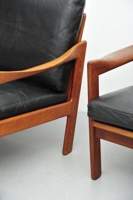 photo furniture Easy Chairs By Illum Wikkelsø For Niels Eilersen, 1950s, Set Of 2