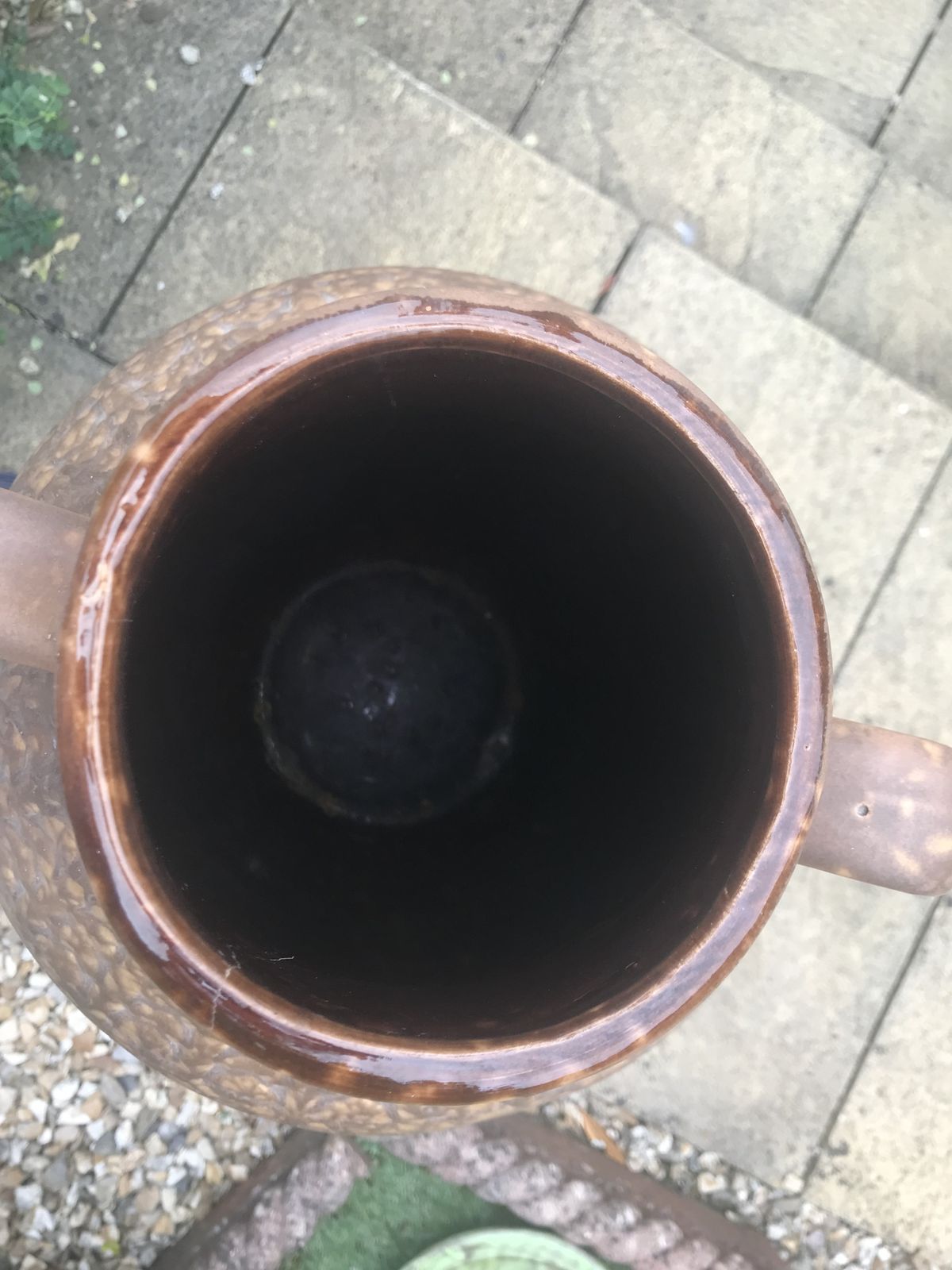 photo furniture Large Vintage West Germany Fat Lava Ceramic Floor Vase