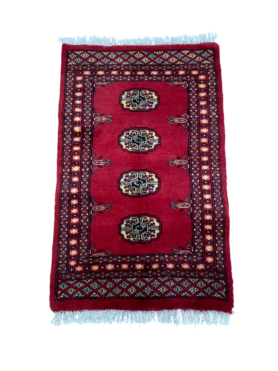 Handmade Bokhara Rug Traditional Afghan Carpet 2x3