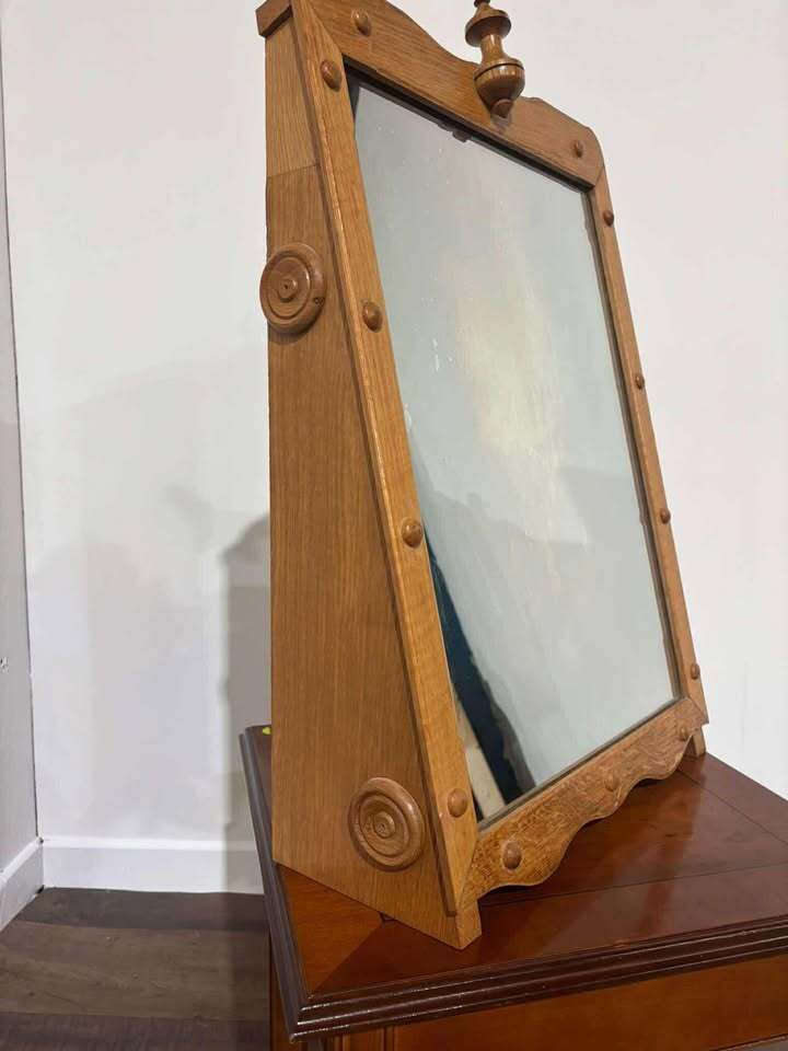Oak Framed Mirror photo for sale
