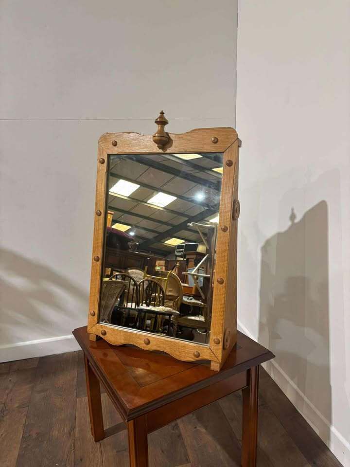photo furniture Oak Framed Mirror
