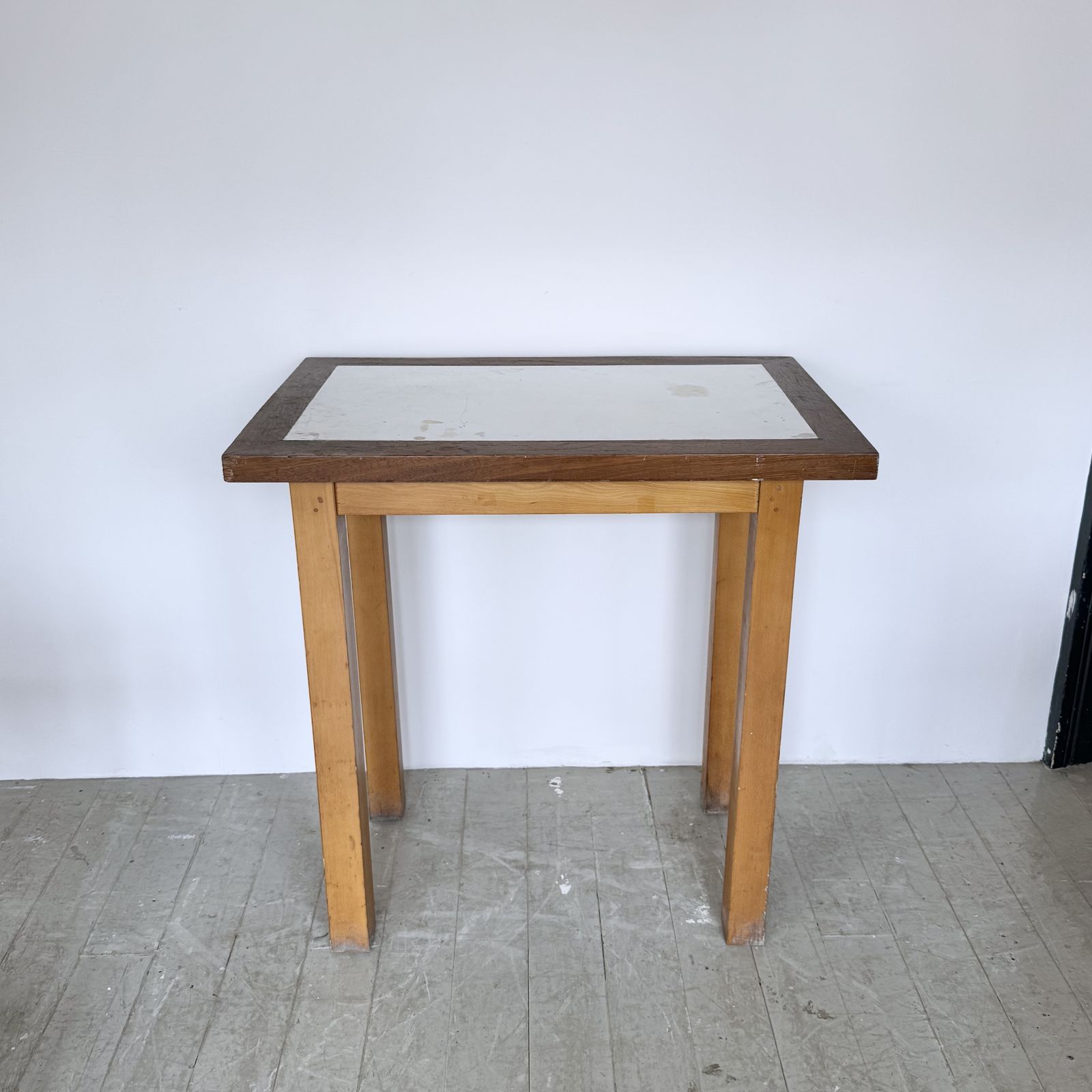Solid Industrial Wooden Table photo furniture