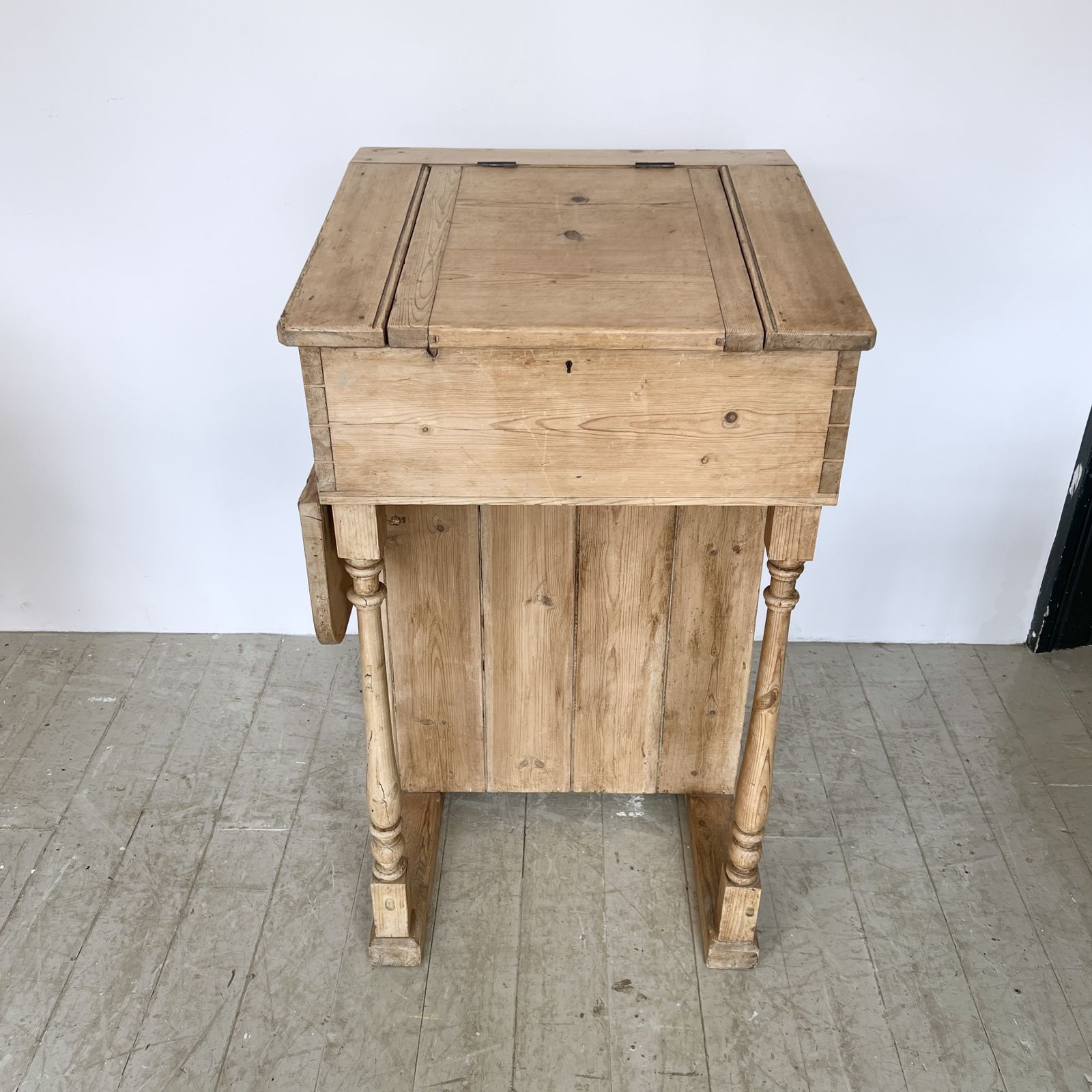 Late 19th Century Pine School Lectern photo Furniture