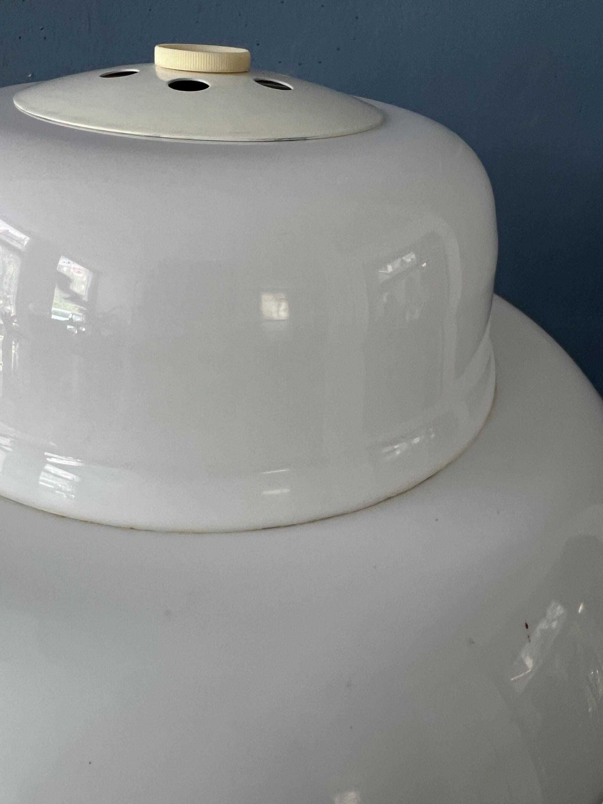 photo for sale Mid Century Mushroom Floor Lamp With White Plexiglass Shade