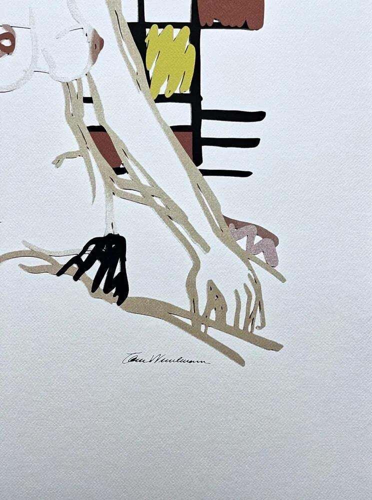 1990s After Tom Wesselmann "Monika Nude Sitting" Pop Art Serigraph photo for sale