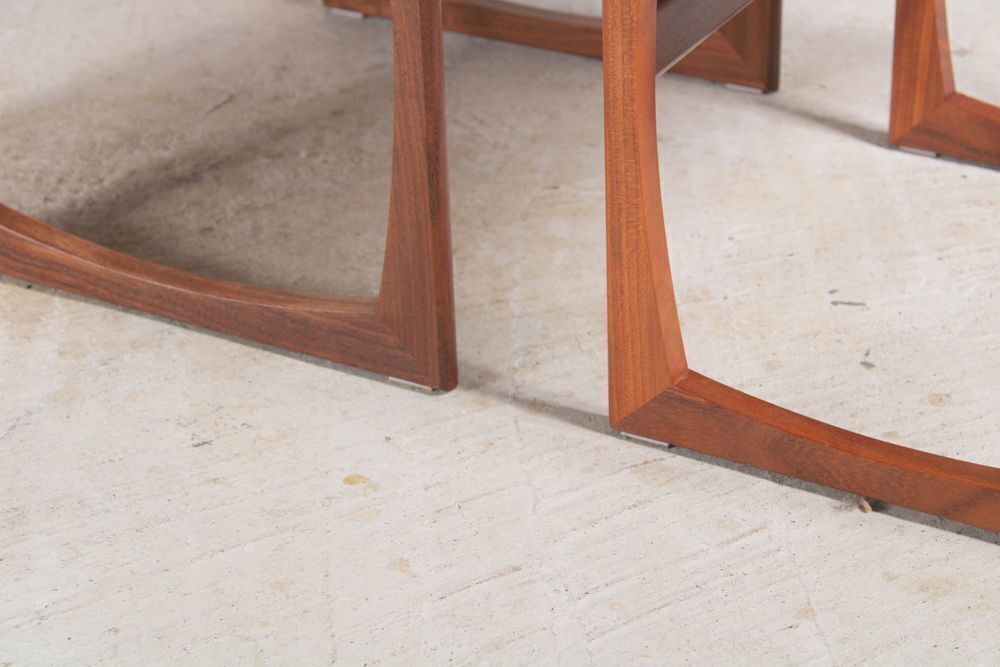 photo for sale Midcentury Quadrille Teak Nest Of Tables C.1960