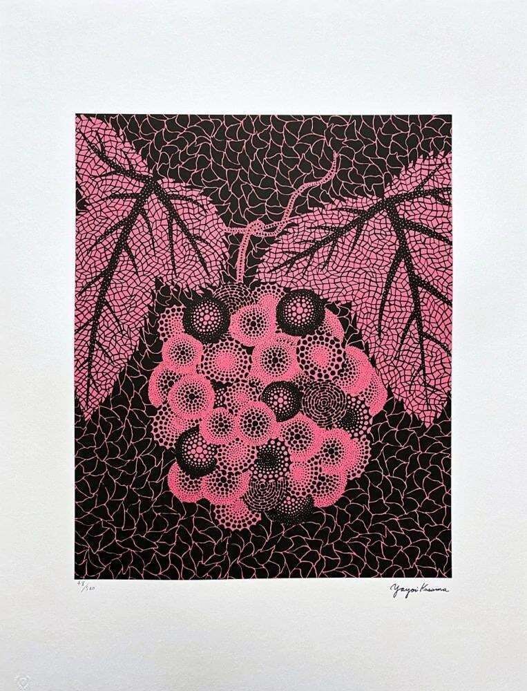 Yayoi Kusama, Grapes, Lithograph, 1980s
