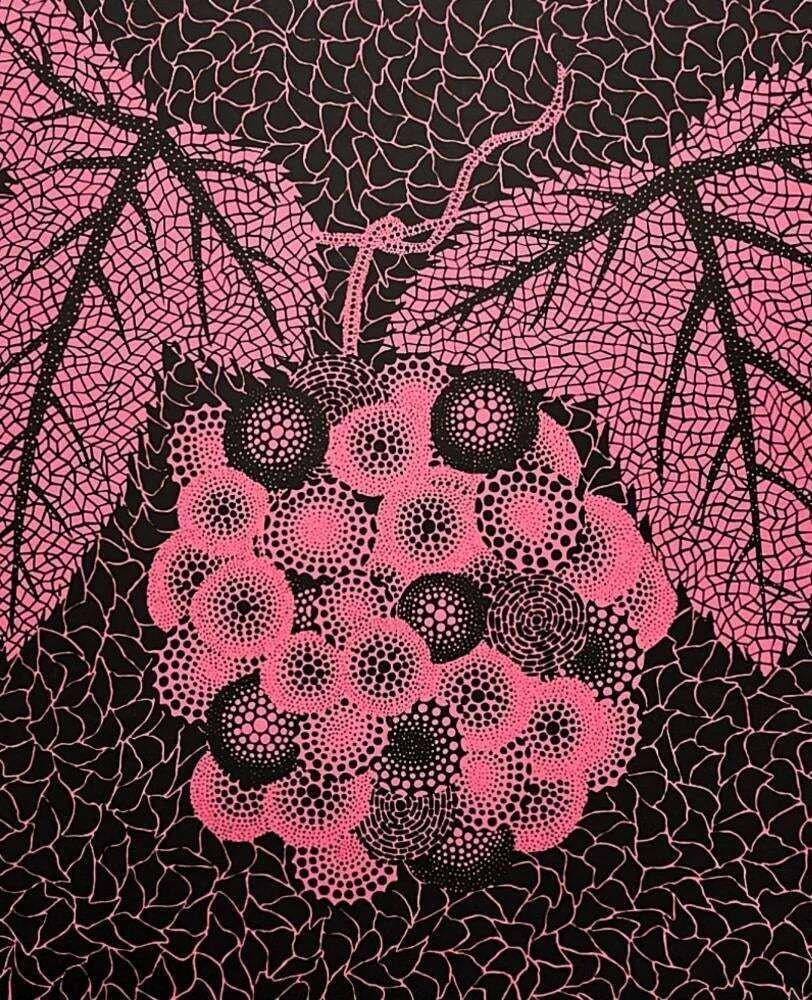 Yayoi Kusama, Grapes, Lithograph, 1980s photo Art