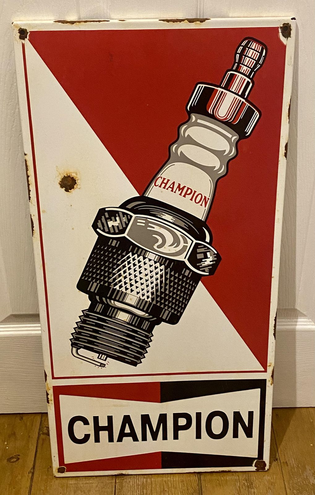 Champion Spark Plugs Shop Trade Advertising Sign Garage Rally Racing Antique Car Auto Wall Art Brdc Ngk Plug Automobile Mechanic Gasoline Gas Petrol photo 349.99