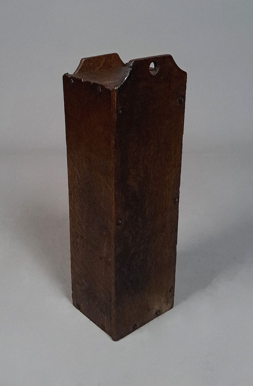 Lovely Early 18th Century Oak Candle Box C. 1730 photo furniture