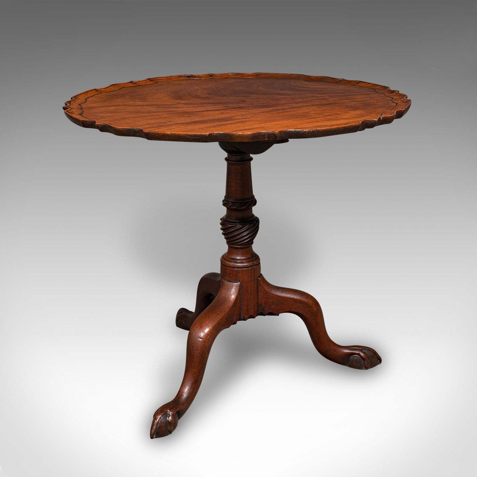 Antique Silver Display Table, English, Tilt Top, Occasional, Reception, Georgian