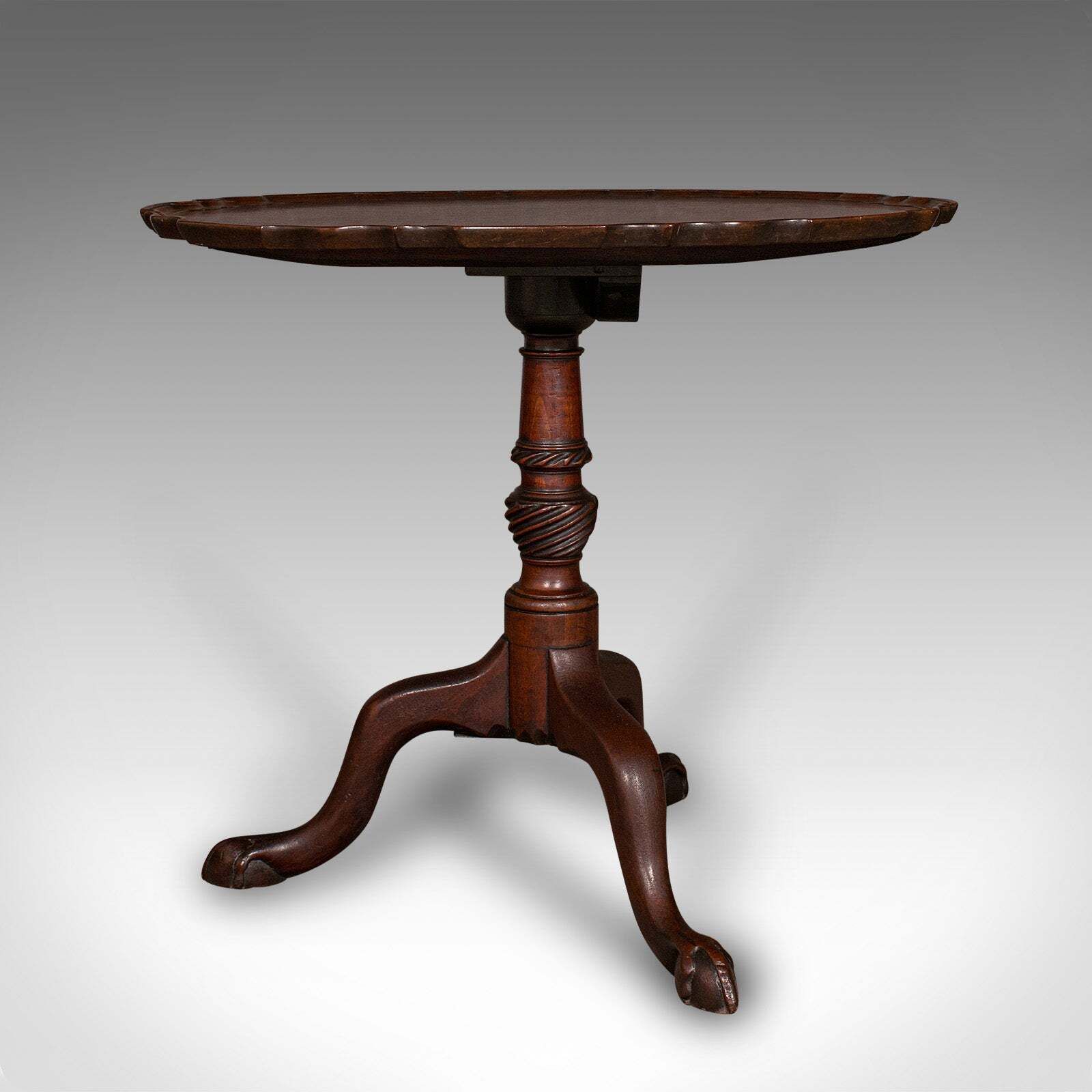 Antique Silver Display Table, English, Tilt Top, Occasional, Reception, Georgian photo Furniture