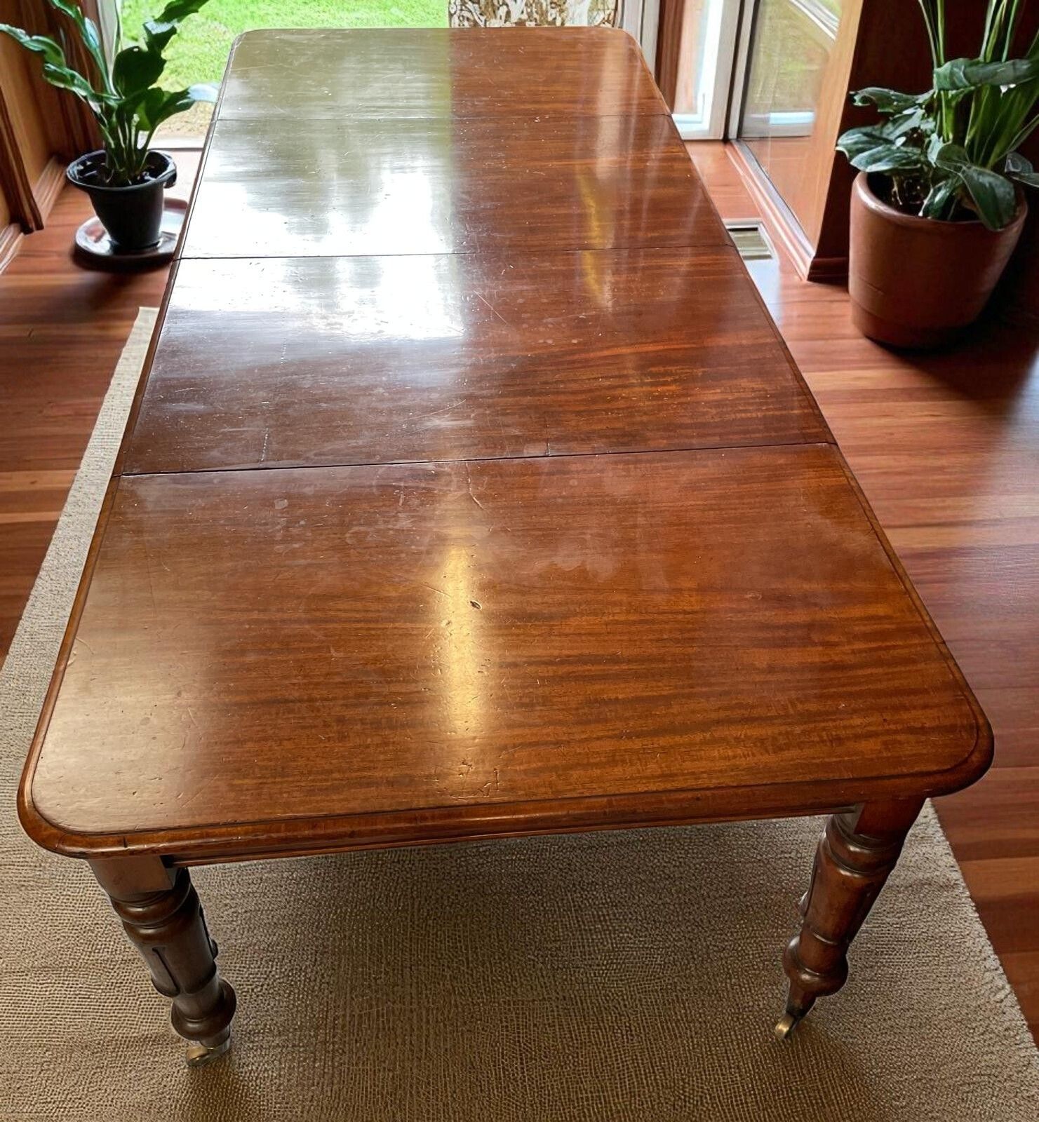 Victorian Mahogany Extending Dining Table By W. Priest, London – Seats Up To 12 photo buy