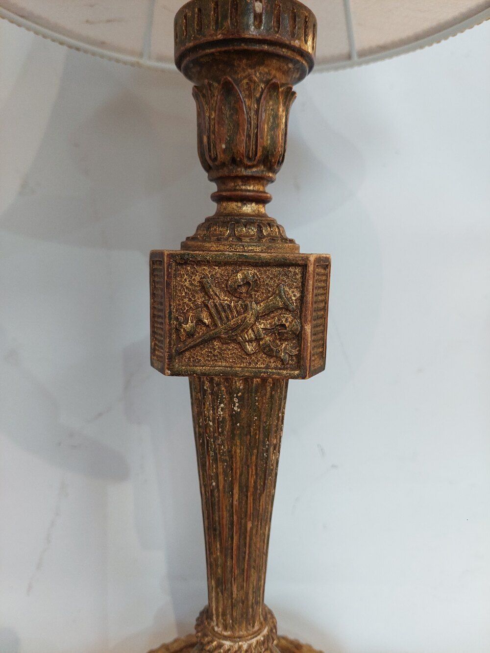 Pair Of Early 19thc French Giltwood Candlesticks photo 980.0