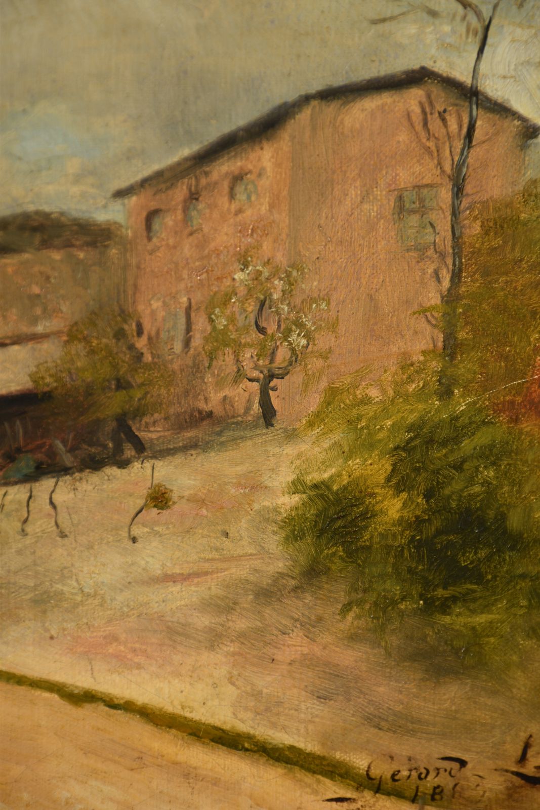 L. Guérard, Village In The Beaujolais (1889) photo Art