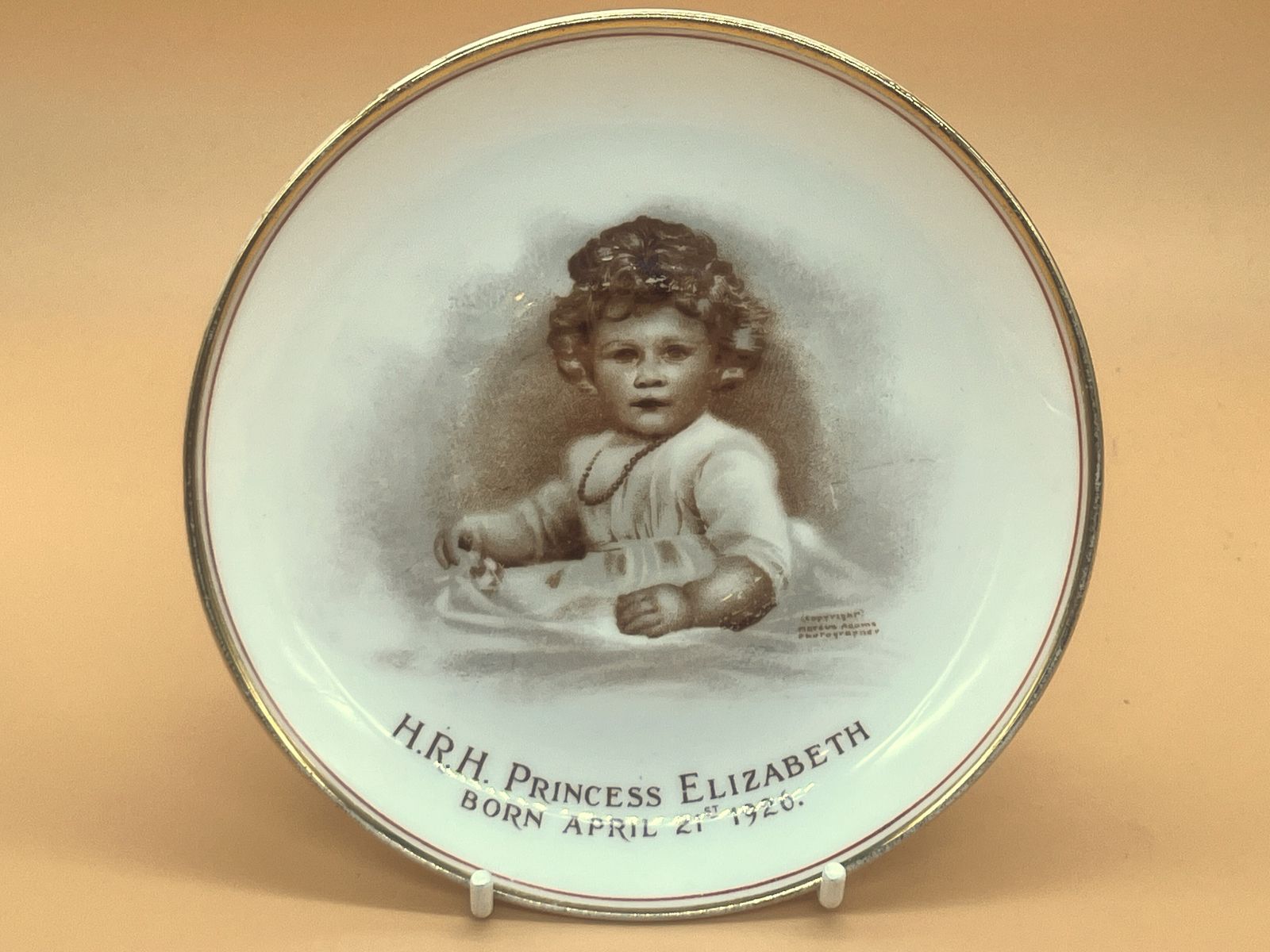 Antique Paragon China H.R.H. Queen Elizabeth 11 Birth On 21/4/26 'Our Empire's Little Princess' Tea Cup & Saucer. photo 149.95