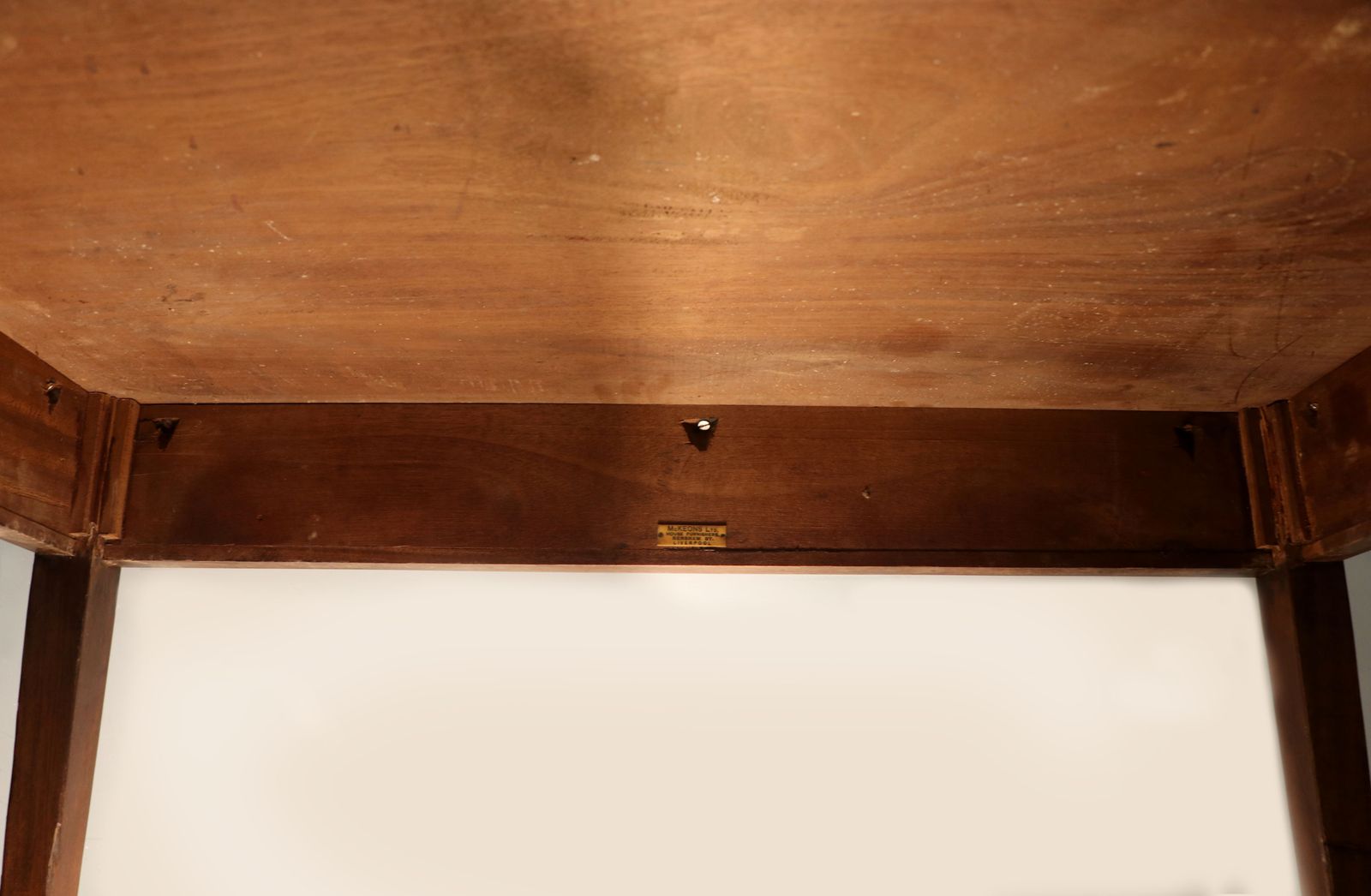 photo buy A Lovely Edwardian Mahogany Table Bearing A Label For Mckeon’s Of Liverpool.