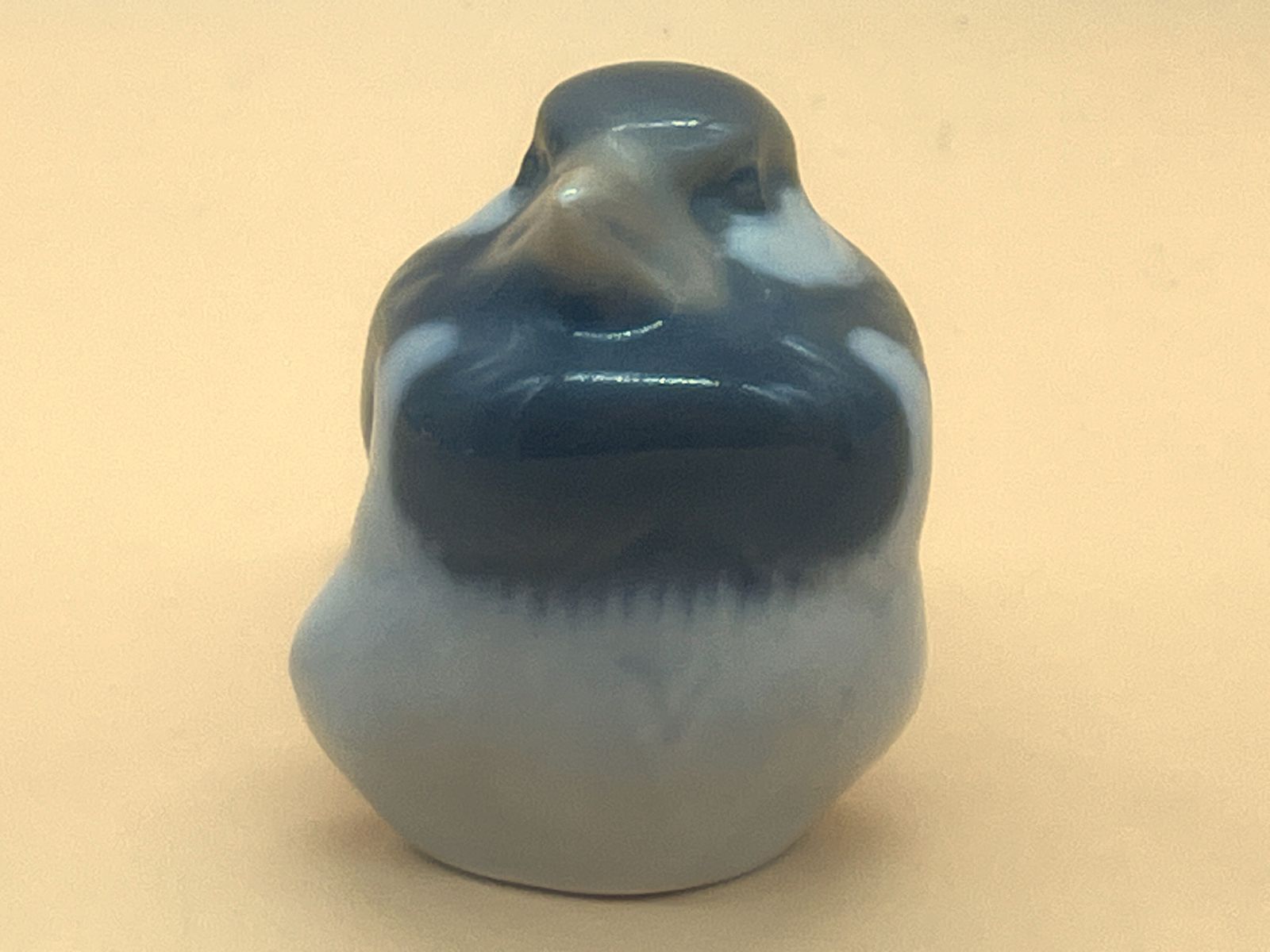 2 Royal Copenhagen Porcelain, Denmark Sparrow Bird Figures. 1081 Optimist & 1519 Pessimist. C1980 photo 149.95
