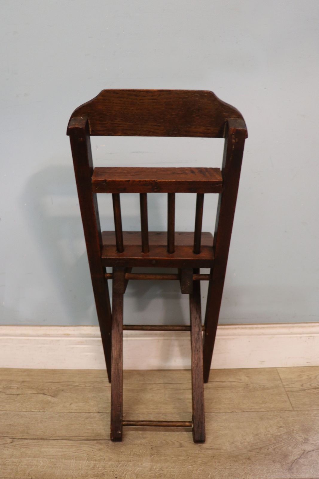 Furniture A Lovely Folding Victorian Child's Chair. photo