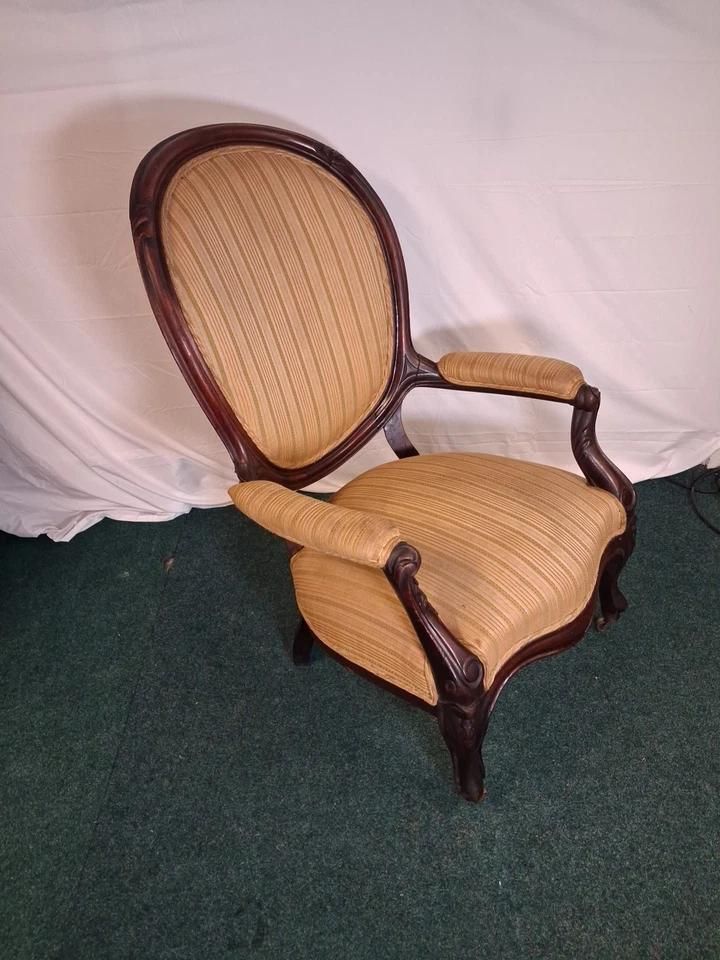 Antique Upholstered Chair Home Decor Accent Chair With Patina photo buy