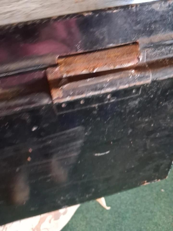 Early 20th Century Military Trunk From Queen Alexandra Royal Army Nursing Co photo 110.0