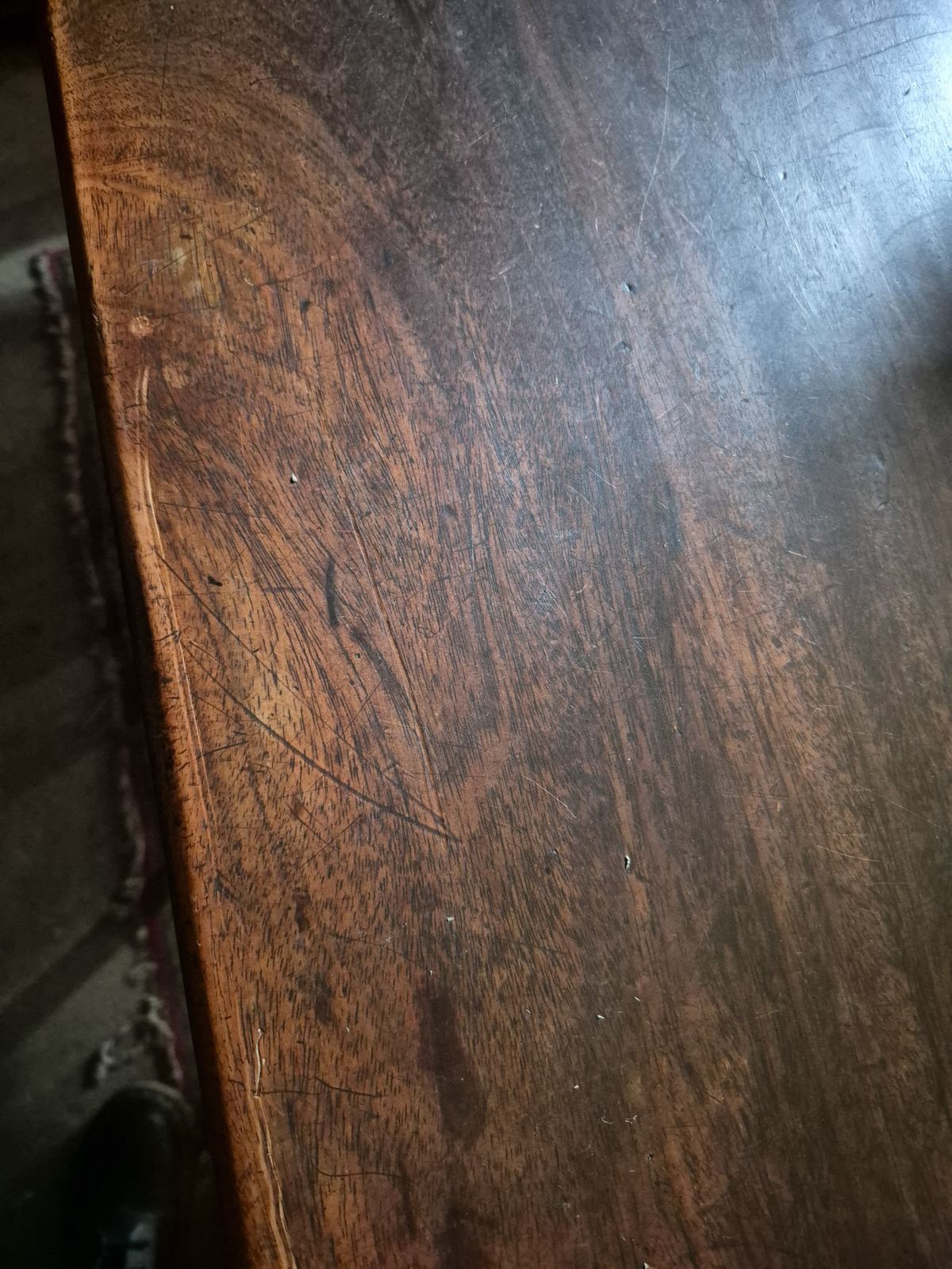 photo vintage Fab Circa 1820 Regency Pembroke Mahogany Table On Turned Legs And Brass Castors