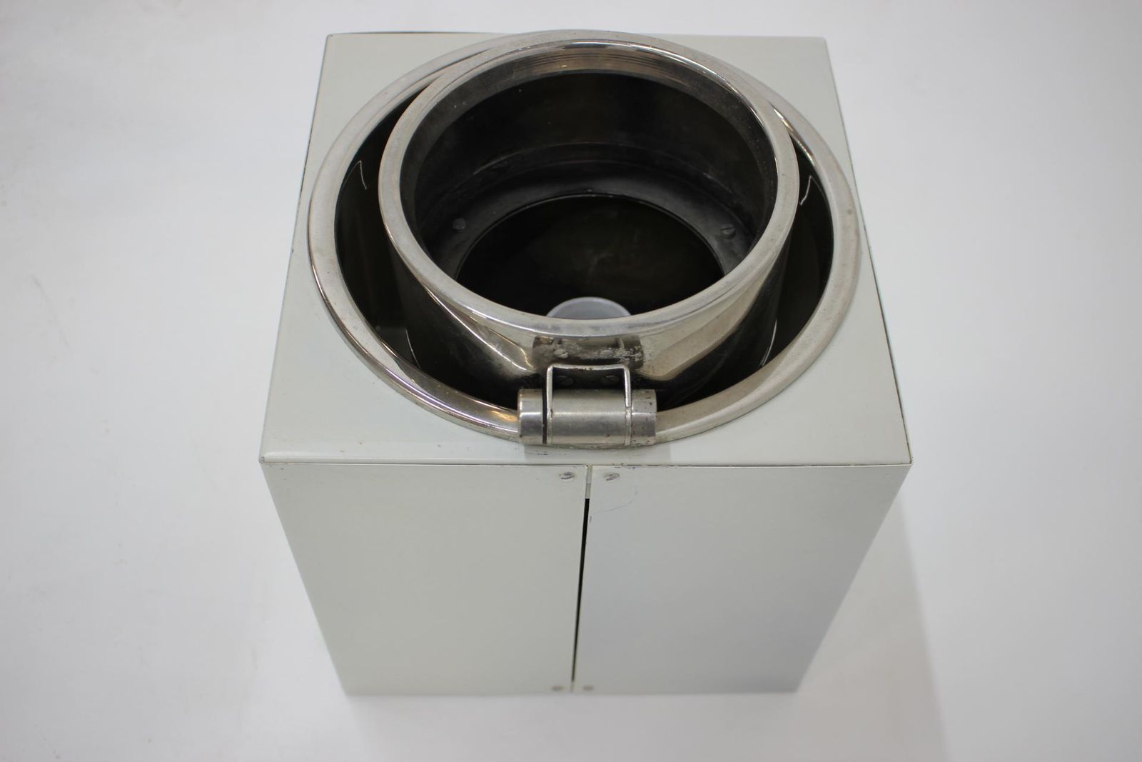 Rare Industrial Lamp By Arch. Ladislav Vrátník For Gallery Mánes (Prag), 1970s photo for sale