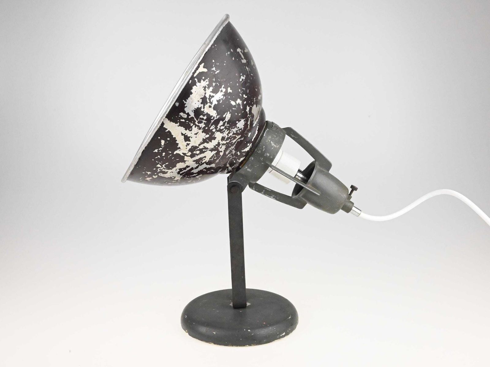 Antique Industrial Studio Photolamp, Industrial Desk Lamp, Industrial Lamp, Desk Lamp, Black Lamp, Table Lamp Desk Light, Antique Photolamp photo 130.0