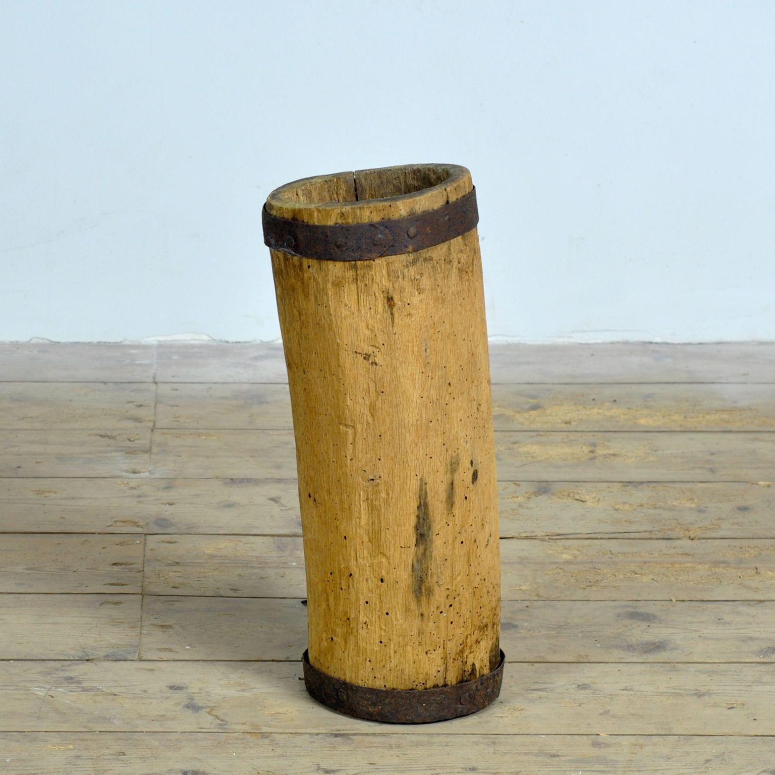 Primitive Storage Barrel, Circa 1900 photo furniture