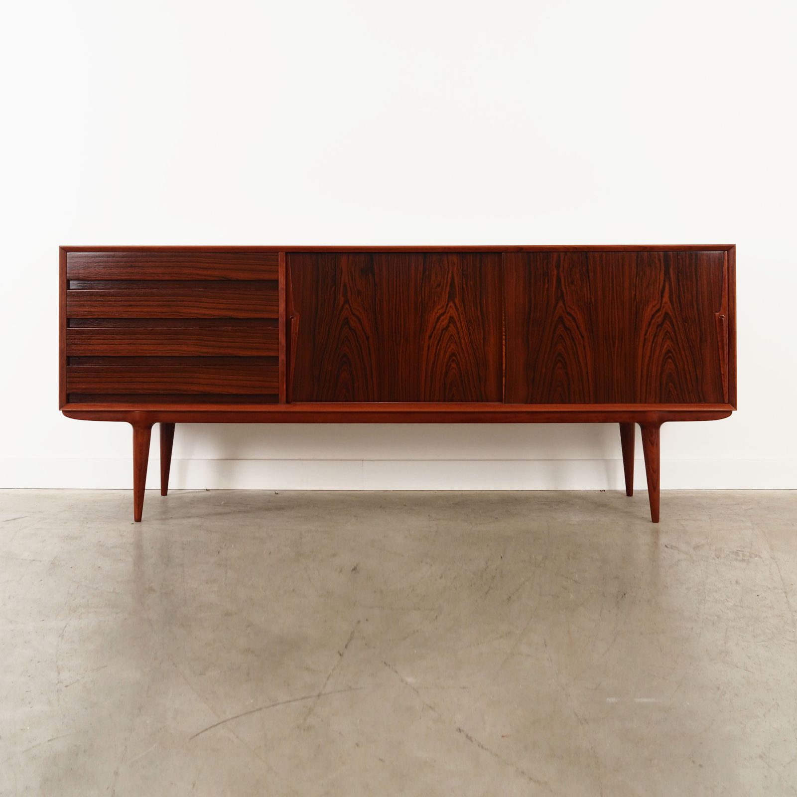 Vintage Sideboard, Danish Design, 1970s, Manufactured By Omann Jun photo furniture