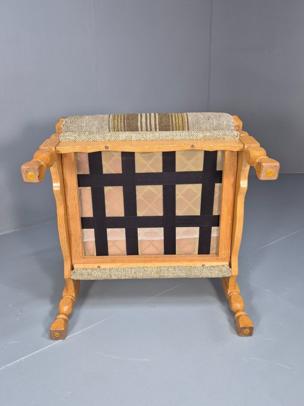 Vintage Danish Kjaernulf Style Oak And Wool Lounge Chair  1970s Eb9714 Mnor photo vintage