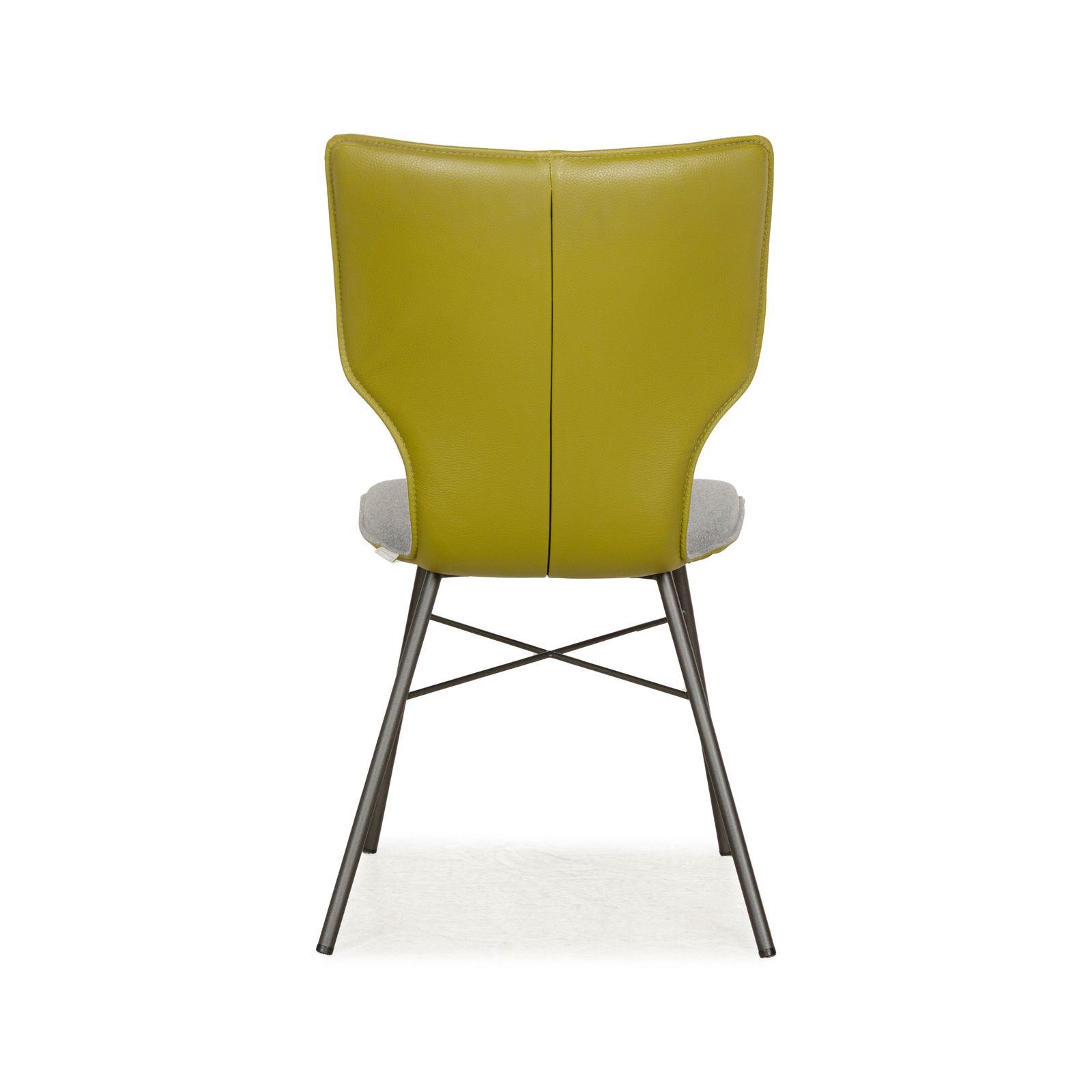 photo furniture 6 Delige Set Bert Plantagie Joni Four Plus Eetkamerstoelen – Stof Grijs Groen