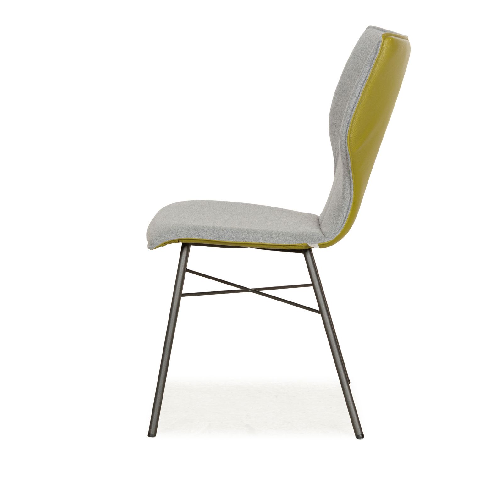 photo for sale 6 Piece Set Bert Plantagie Joni Four Plus Fabric Grey Green Dining Chairs