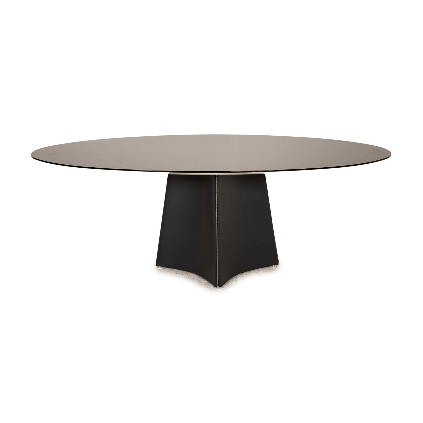 Table à manger Matteo Grassi en verre noir
