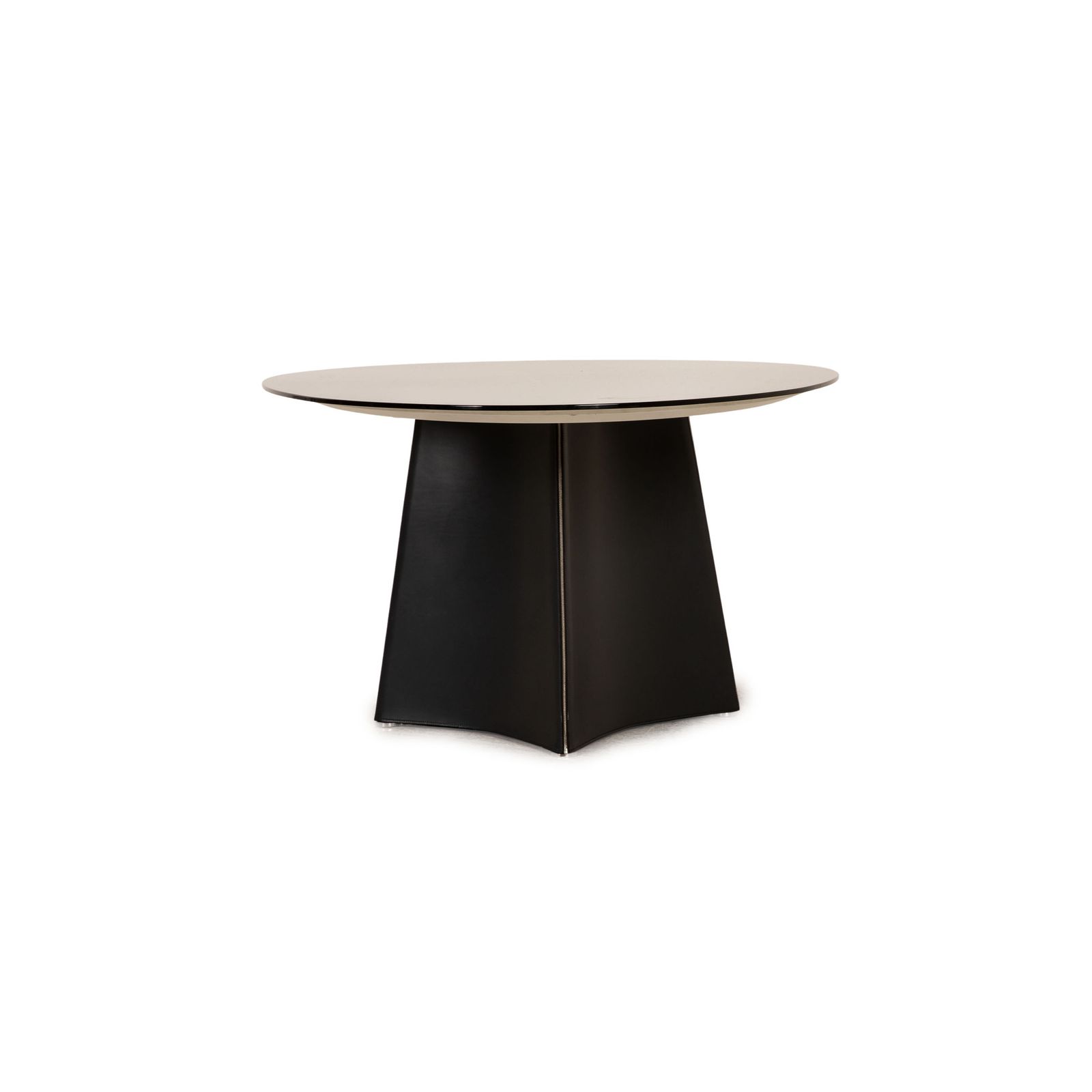 Table à manger Matteo Grassi en verre noir photo buy