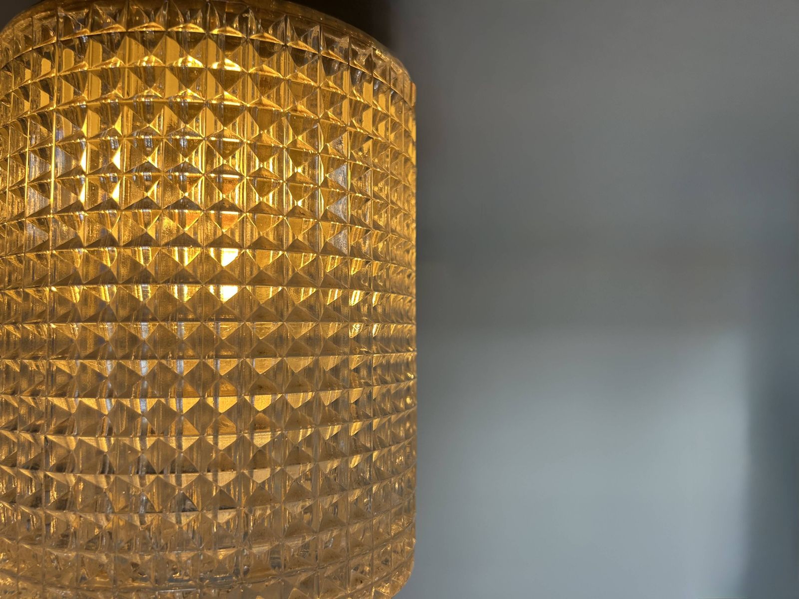 Vintage Ceiling Light, Brass And Glass, Carl Fagerlund Sweden 1960 photo Lighting
