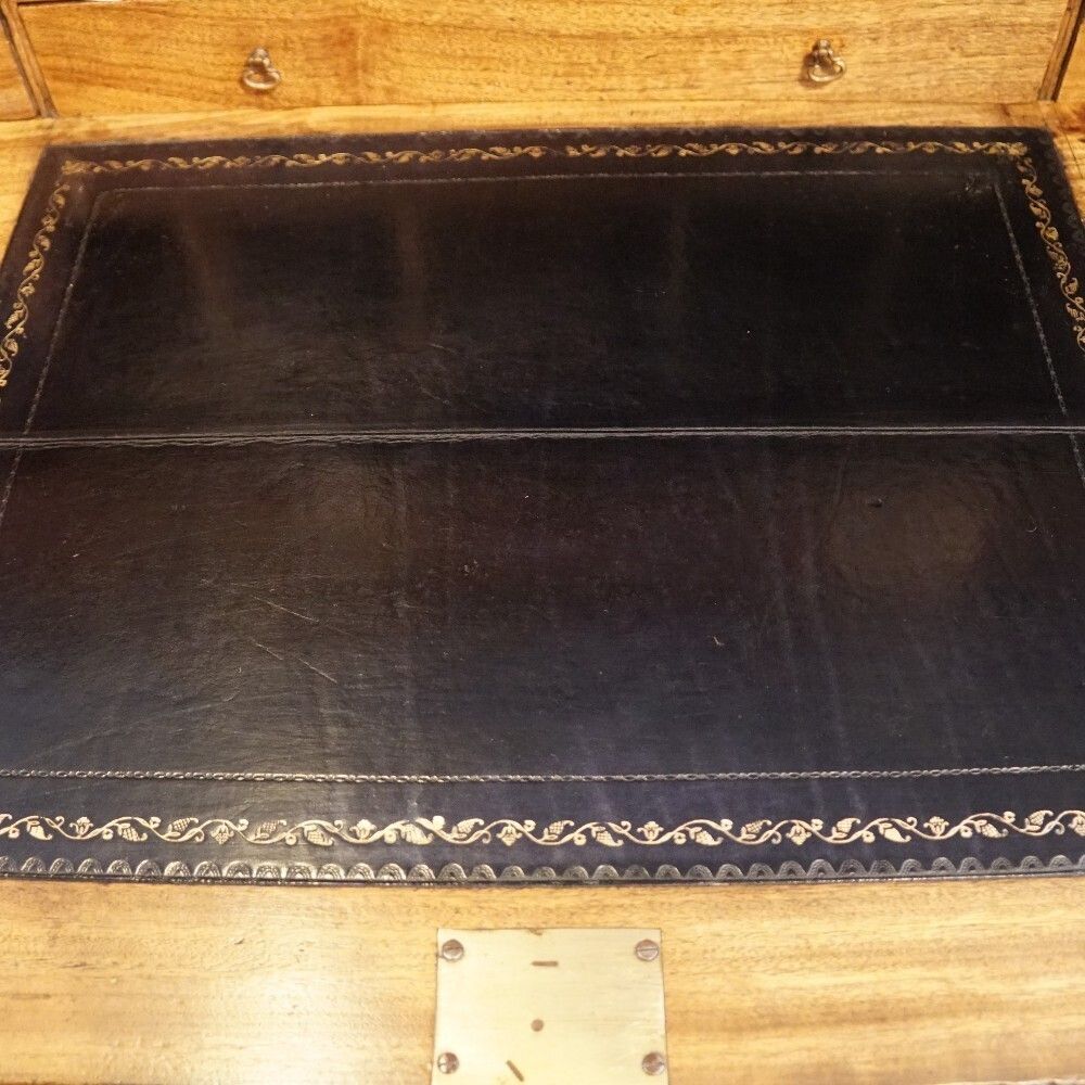 Victorian Camphor Wood Secretaire Military Chest photo for sale