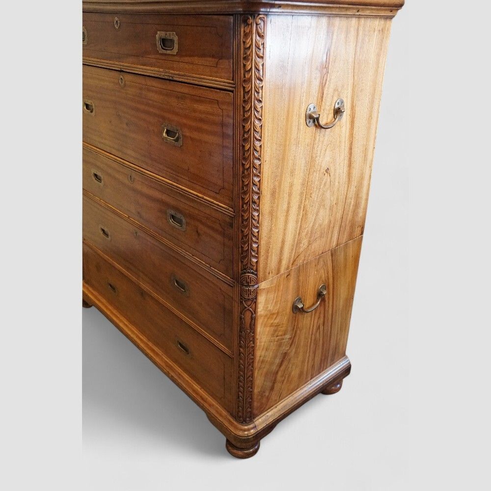 Victorian Camphor Wood Secretaire Military Chest photo buy