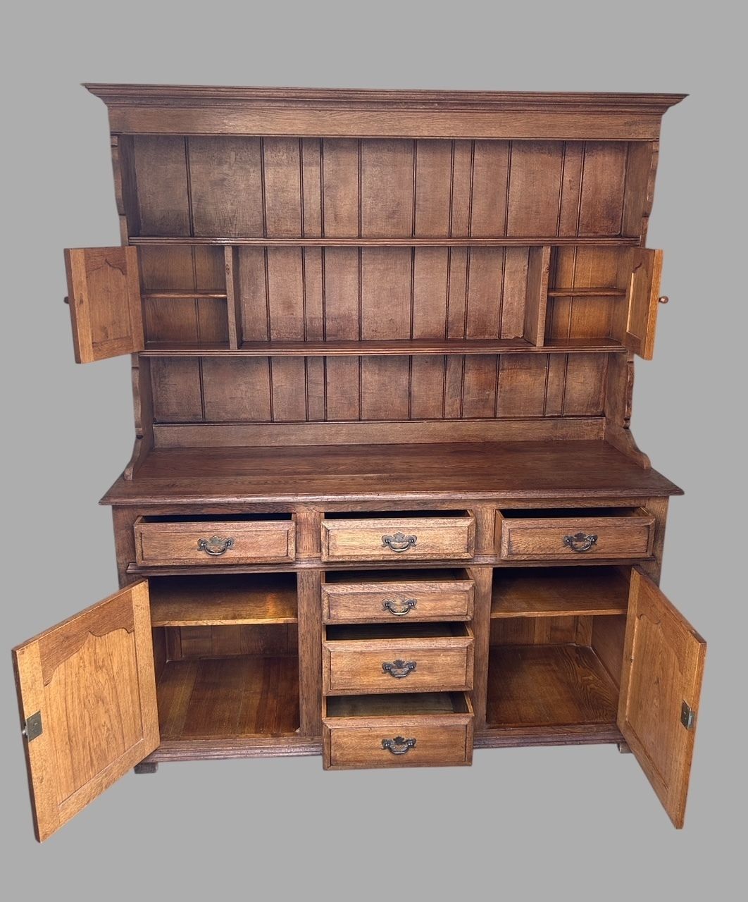 C20th Oak Welsh Dresser photo Furniture