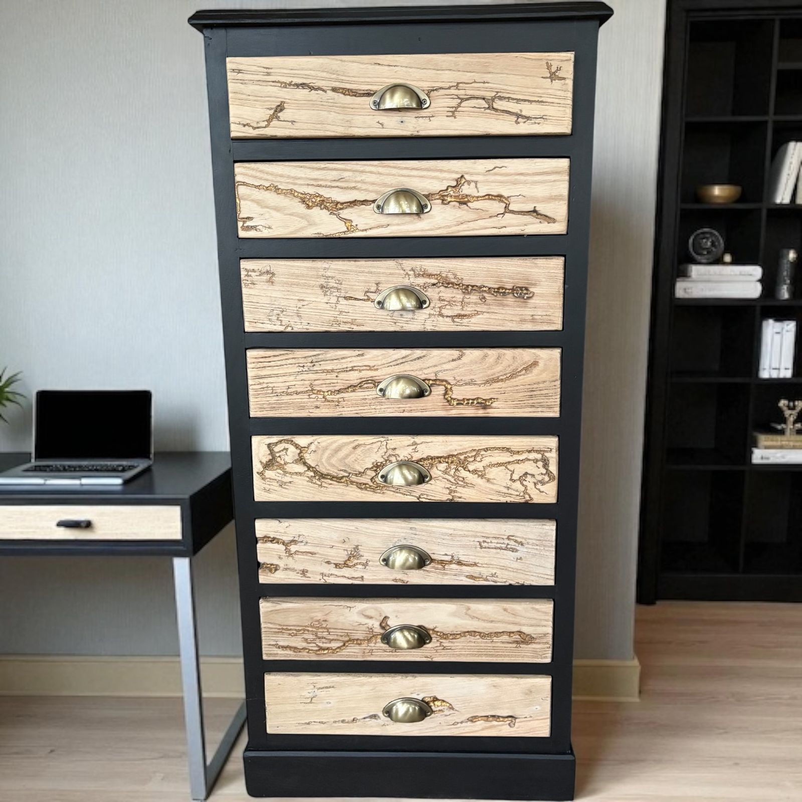 Bespoke Vintage Tall Pine Litchtenburg Design Fronts photo for sale