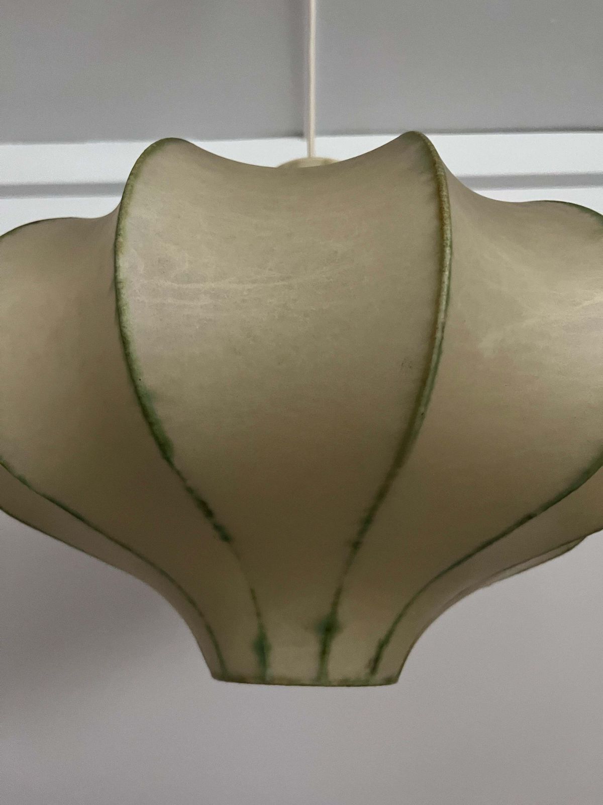 3068.0 Mid Century German "Cocoon" Chandelier By Goldkant Leuchten, 1970s photo