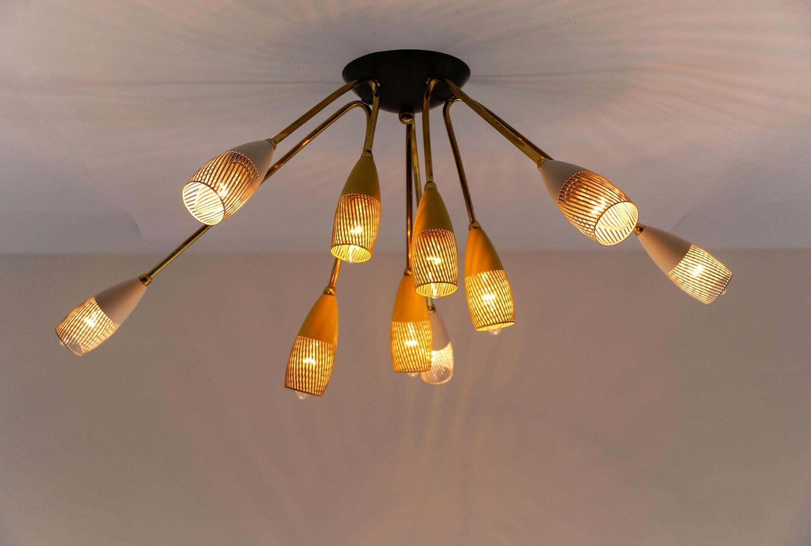 Sputnik Wall Or Ceiling Lamp In The Manner Of Arteluce, Italy, 1950s photo buy