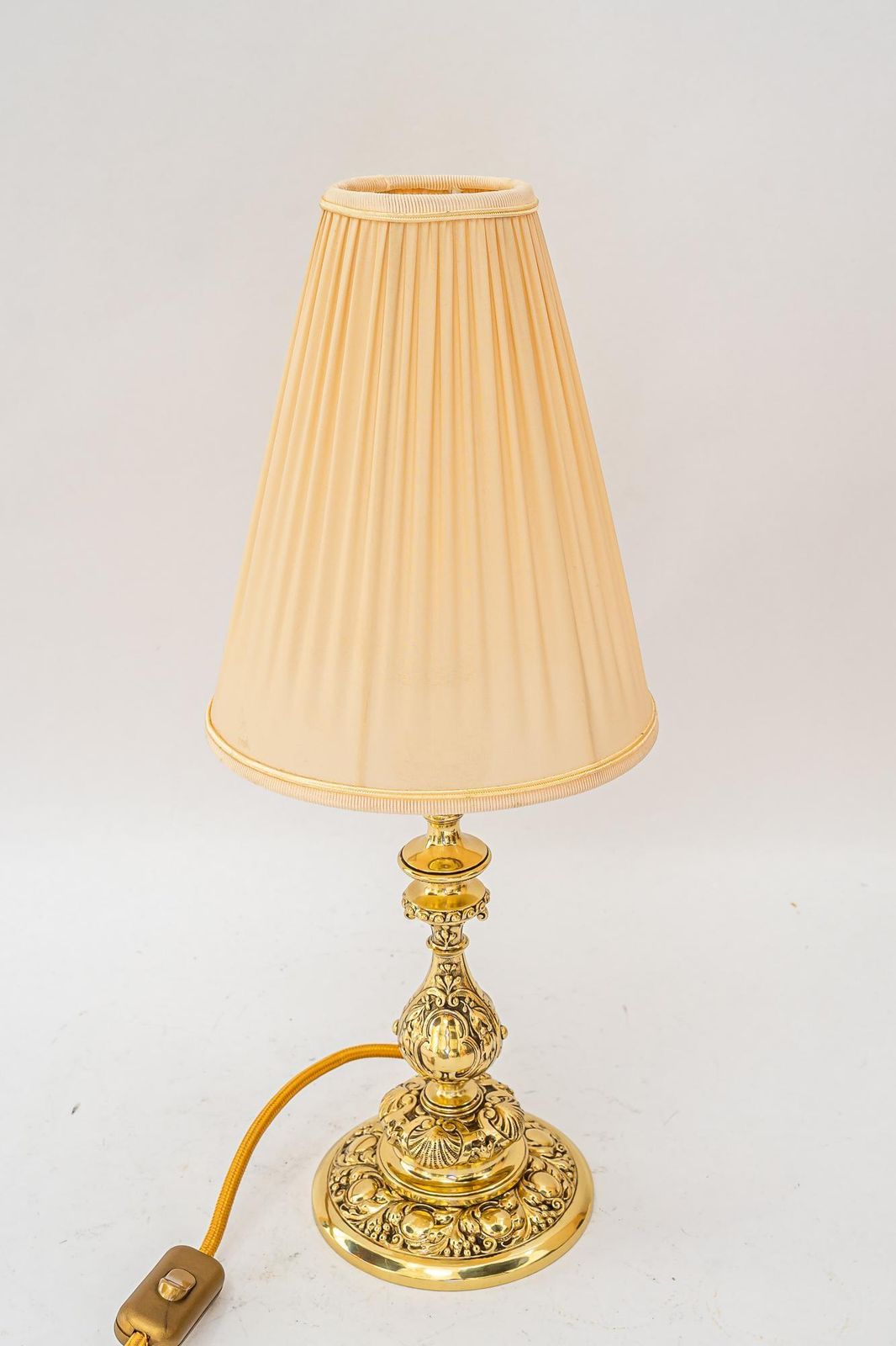 Historistic Table Lamp With Original Cut Glass Shade Vienna Around 1890s photo furniture