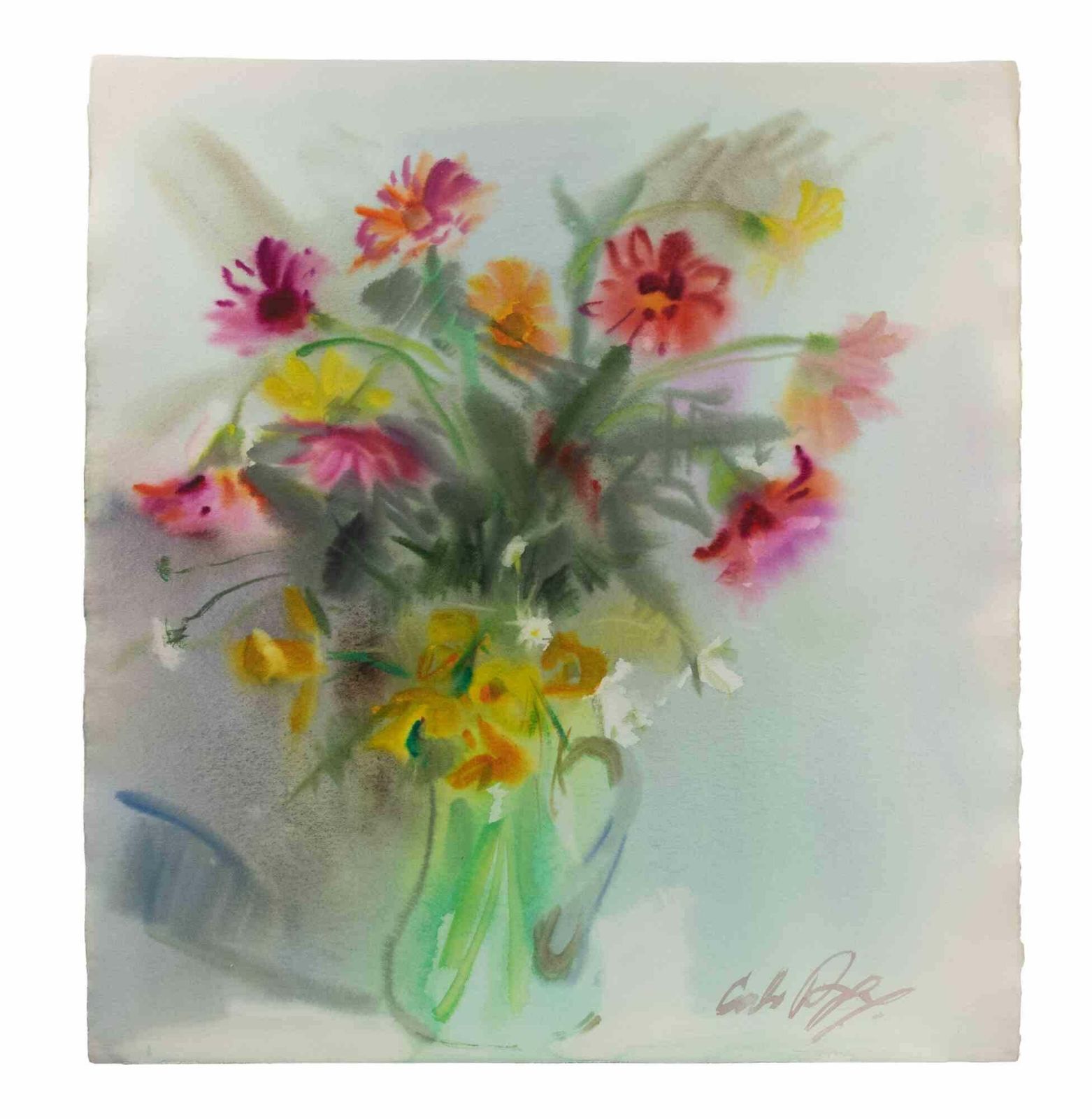 Carlo Ravagnanstill Life   Drawing By Carlo Ravagnan   1960s1960s