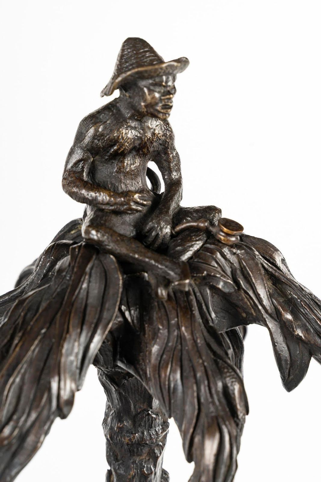 Sculpture By Christophe Fratin, Cigar Palm Tree, Napoleon III Period. photo vinterior