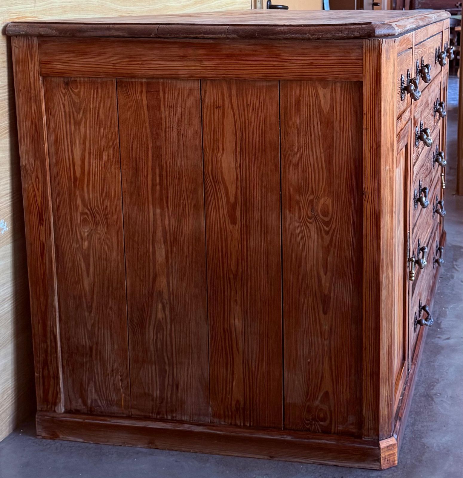 photo furniture Large 20th Church Spanish Baroque Carved Walnut Tuscan Credenza Or Buffet