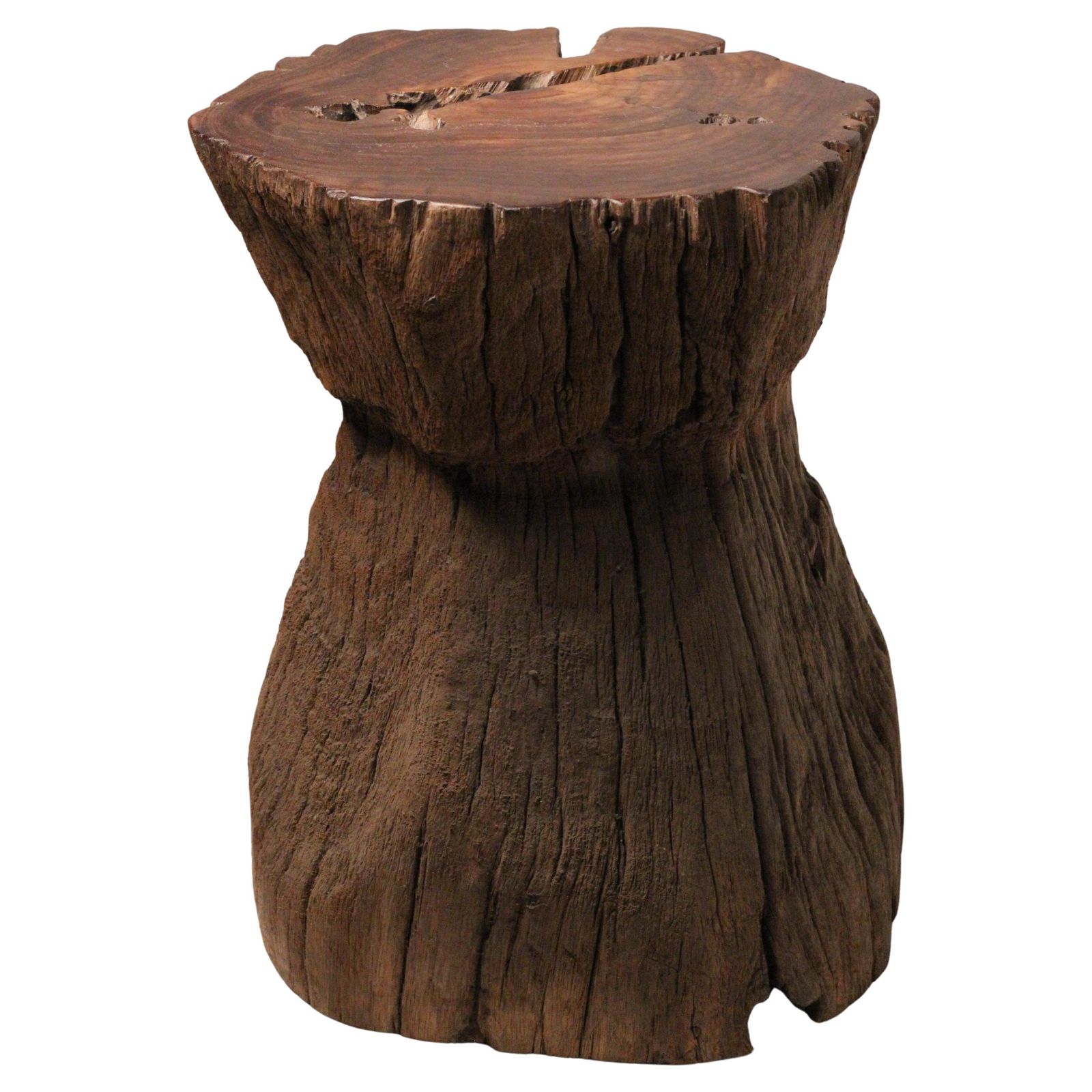 Wabi Sabi Teak Root Stool Or Side Table, Lombok Indonesia, 20th Century photo vintage